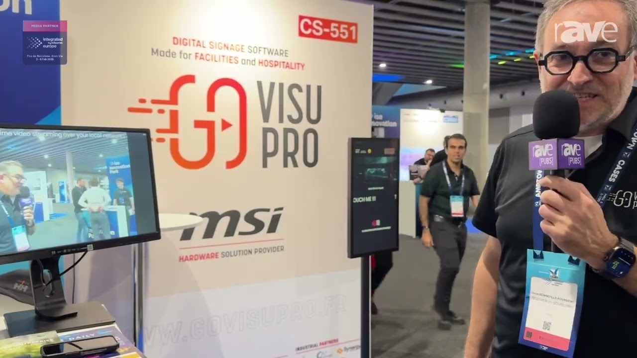 ISE 2026: GovisuPro Showcases Digital Signage Software for Facilities and Hospitality