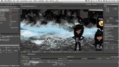 After effects - Basic tutorial (Pan crop, Effect presets, and new compositions, durations)