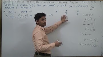Separate the interval [0,pi/2] into sub intervals in which function f(x)=sin^4(x)+cos^4(x) is stric