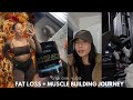 Vlog  workout routine cooking shrimp pasta  starting my fat loss  muscle building journey