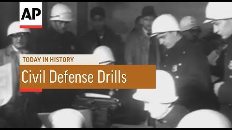 US Nationwide Civil Defense Drill - 1954 | Today in History | 14 June 16