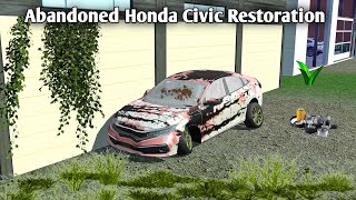 Abandoned Honda Civic Restoration In Car Simulator 2 - #carsimulator2 #restoration #gaming #gamingin