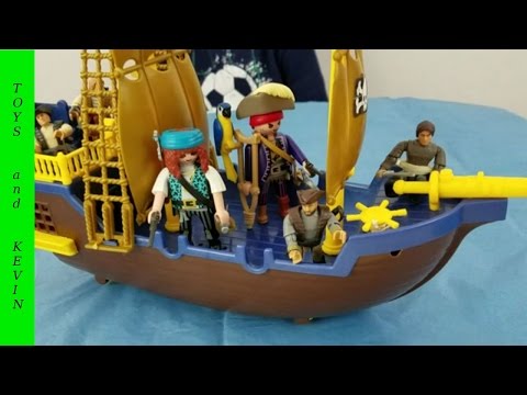 Пираты ищут сундук с сокровищами в пустыне в огромной пирамиде Плеймобил Playmobil pirates