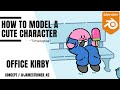 【Blender 3.5】 How to model a cute character - Office Kirby by @JamesTurner_42