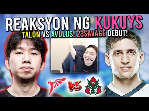 REAKSYON NG KUKUYS SA TALON vs AVULUS! (23SAVAGE DEBUT!)
