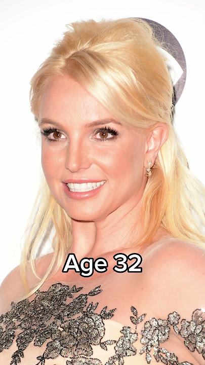 Britney Spears AGE from 2023 TO BEFORE 🤯 #britneyspears #shorts