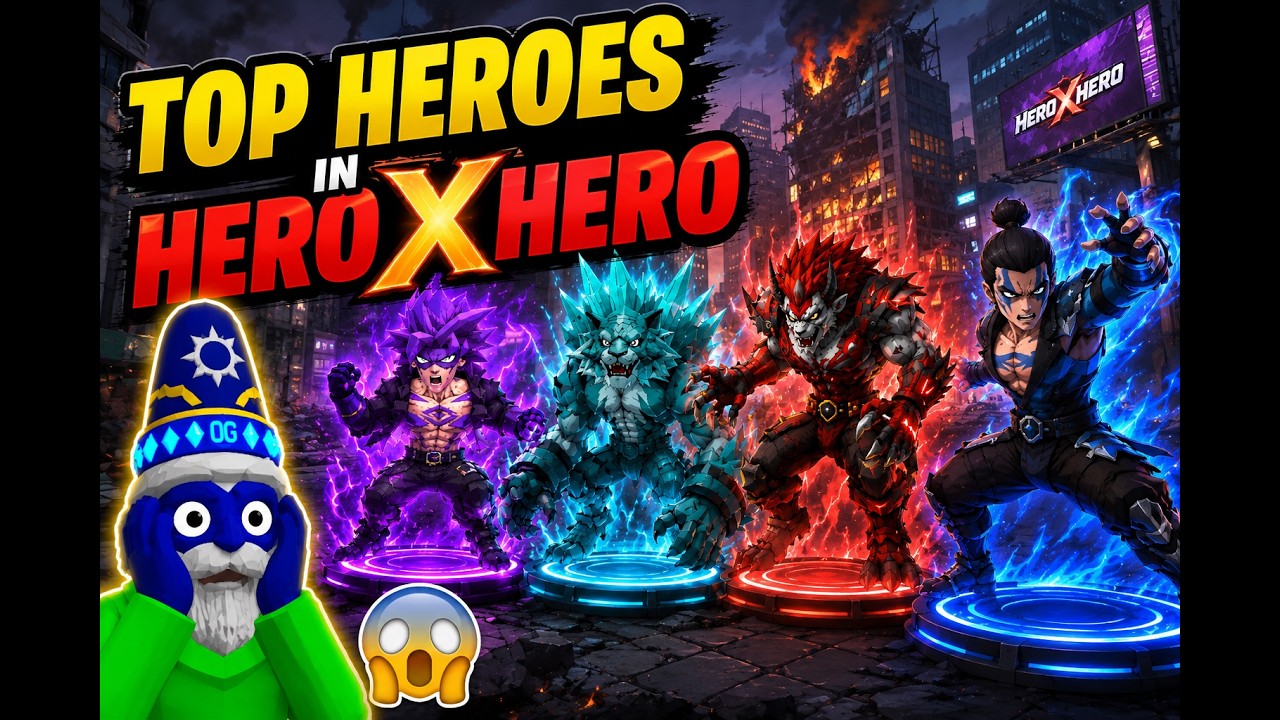 My BEST Heroes in Hero X Hero! Who's Your Favorite? - YouTube