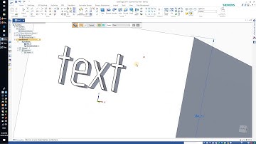 Cannot extrude Text Solid Edge 2109