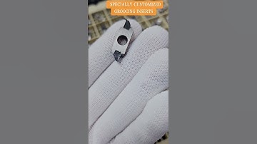 Specially customized grooving inserts #insert #tools #holder #cnc #machine