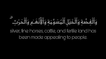 إنَّ الذين كَفرُوا | سورة آل عمران للقارئ محمد صديق المنشاوي تلاوة خاشعة - شاشة سوداء 🩶