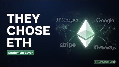 Ethereum Just Became the World’s Settlement Layer (This Is Not Hype)