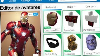 We created the IRON MAN AVENGERS PROFILE on ROBLOX!! | Rovi23 Roblox