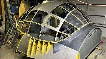 Full Scale B-36 Peacemaker Aft Fuselage Progress