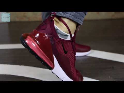 Nike Air Max 270 bordo - YouTube
