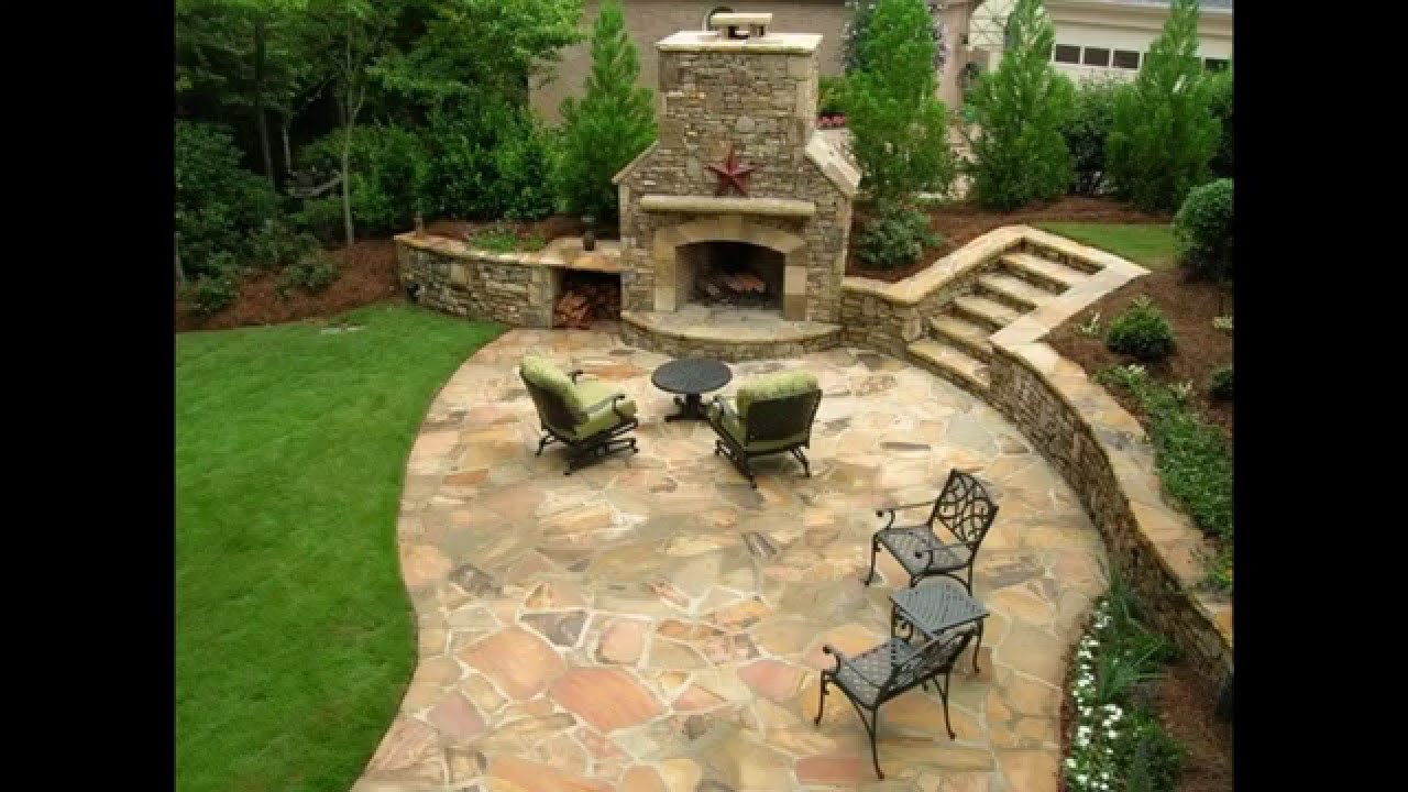 [Garden Ideas] Stone patios ideas YouTube