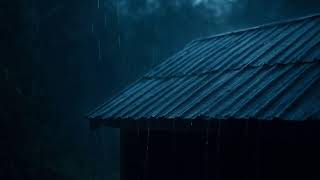 Night Rainstorm on the Roof | Heavy Rain Sounds for Better Sleep -120