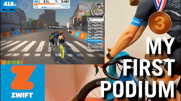 MY FIRST ZWIFT PODIUM IN B!