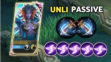 KARRIE NEW UNLI PASSIVE BUILD 2025 (INSANE ATTACK SPEED!!) | MLBB