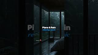 Calming Piano Music with Rain | Sounds for Sleep or Relaxing | Relaxing Sleep Music with Rain Sounds