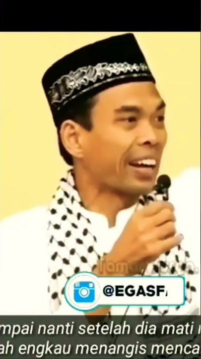Ceramah sedih tentang ibu  | Ustadz Abdul Somad