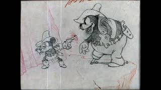 Mickey Mouse - Two-Gun Mickey Storyboard Sequence 1934