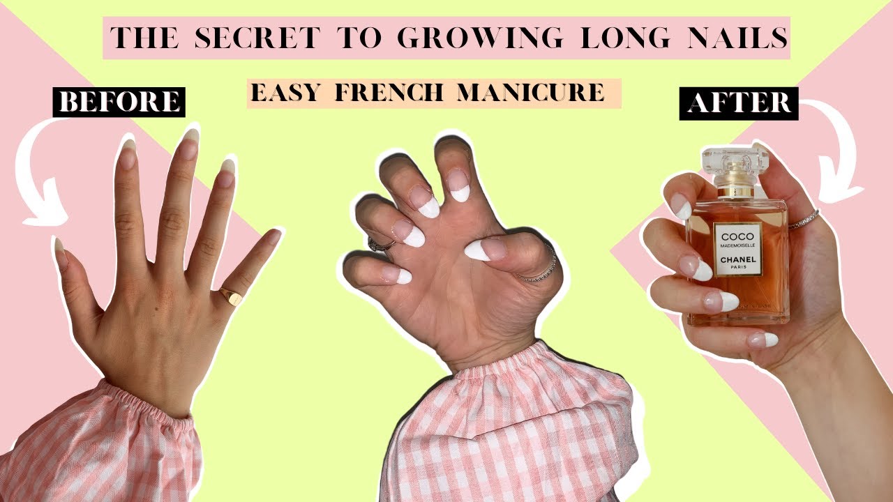 HOW TO Easy French Manicure For Beginners YouTube