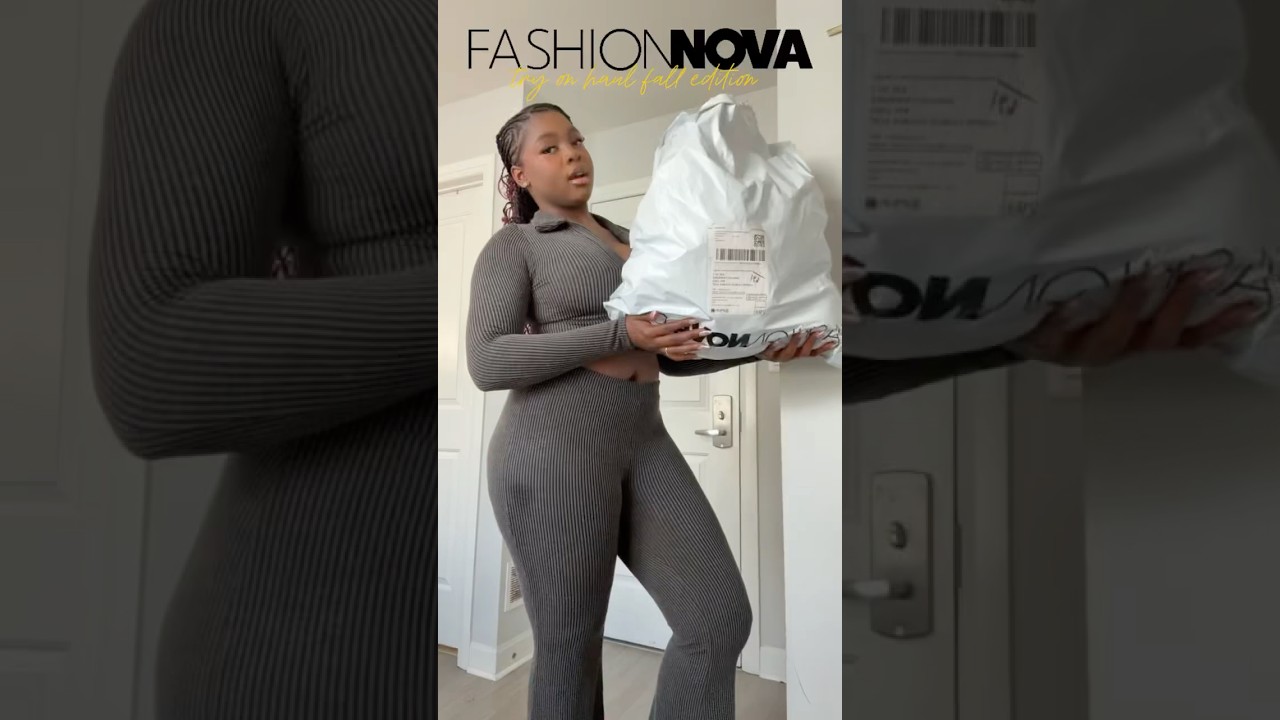 Fashion Nova Fall Fits You NEED 🍂Full haul on my channel! 