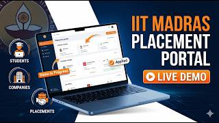 placement portal application demo of IIT Madras