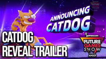 Nickelodeon All-Star Brawl CatDog Reveal Trailer -  Future Games Show Gamescom 2021
