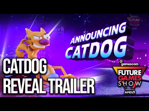 Nickelodeon All-Star Brawl CatDog Reveal Trailer -  Future Games Show Gamescom 2021