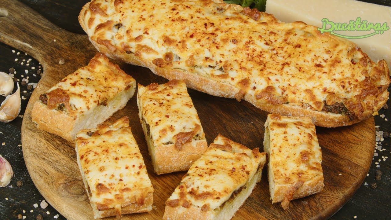 PAINE CU USTUROI SI BRANZETURI la cuptor - Reteta senzationala!