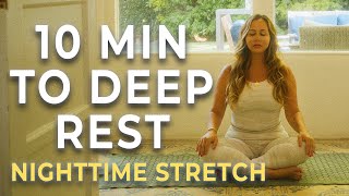 10-Minute Nighttime Stretch Calm Your Nervous System & Release Stress Before Sleep