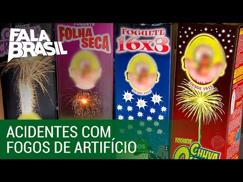 VÍDEO: Fagulhas de fogos de artifício durante jogo do Brasil podem