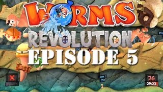Worms Revolution Gameplay w/ Starsnipe, Taco, and Demon Episode 5: Holy Hand Grenade of DOOM