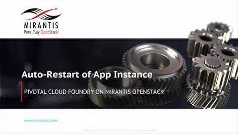 Demo: Auto-Restart of App Instance