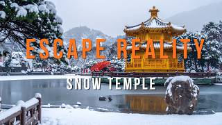 Escape Reality ❄ Snow Temple Forest Sounds
