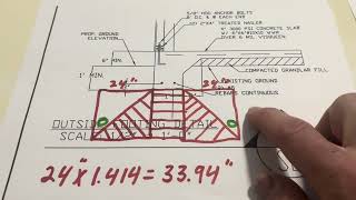 Piping parallel to footings. How close can you get? Just over 2 minutes. #construction #plumbing