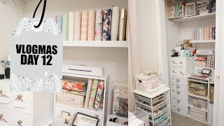 My Arts & Crafts Closet Storage ❄ Vlogmas Day 12 | The Dulaks PLEASE LIKE & Don