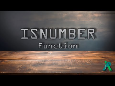ISNUMBER formula's use