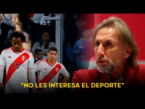 Ricardo Gareca y la vez que criticó la realidad del fútbol peruano: "No les importa el deporte"