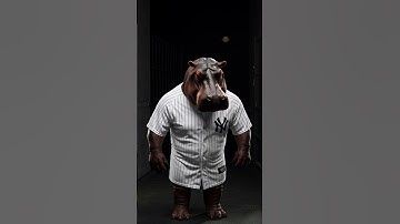 The Hippo got arrested! Watch on next video why 😬😂#animation #funny #ia #ai #animals #hippo