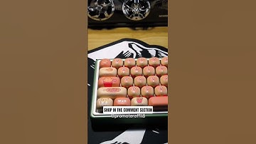 Keyboard Keycaps Hamburger Design #keycaps #keyboard #cutekeycaps