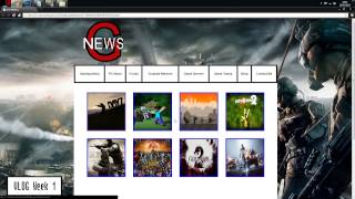 Week 1 || Html Gaming Website