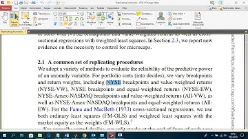 RFM 2020 Lecture 2(5): Replicating stock market anomalies