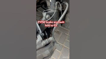 P1750 brake ecu fault how to fix #p1750 #japan #automobile