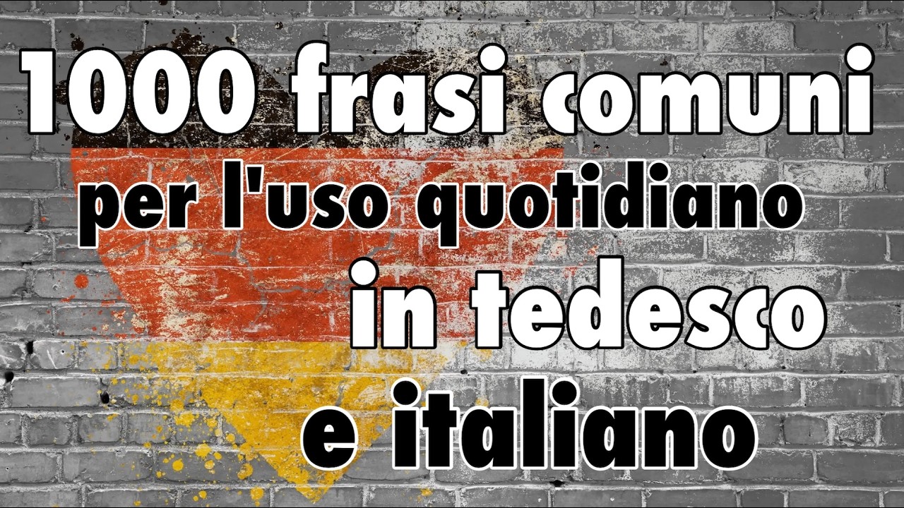 1000 frasi comuni per l'uso quotidiano in tedesco e italiano - per principianti