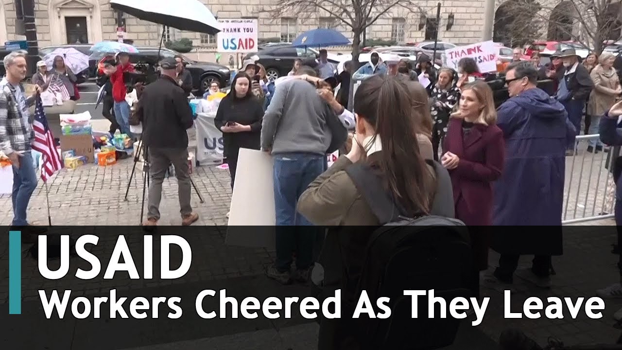 USAID Workers Cheered As They Leave | DRM News Global | AC1S