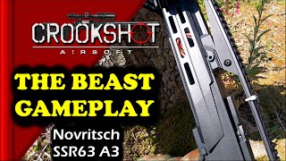 Airsoft Novritsch SSR63A3 Gameplay