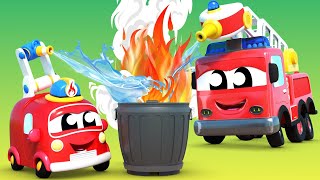 Ayo ayo para bayi Bayi mobil belajar padamkan api Kartun pelajarauntuk anak-anak dengan truk di Kota screenshot 5