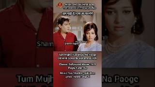 Romantic Sad Song in 4K by Mohammed Rafi Hit Song | Pagla Kahin Ka 1970 | Lyrics Video #2160p #60fps